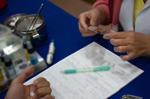 Blutspende für Glukose bei Diabetes